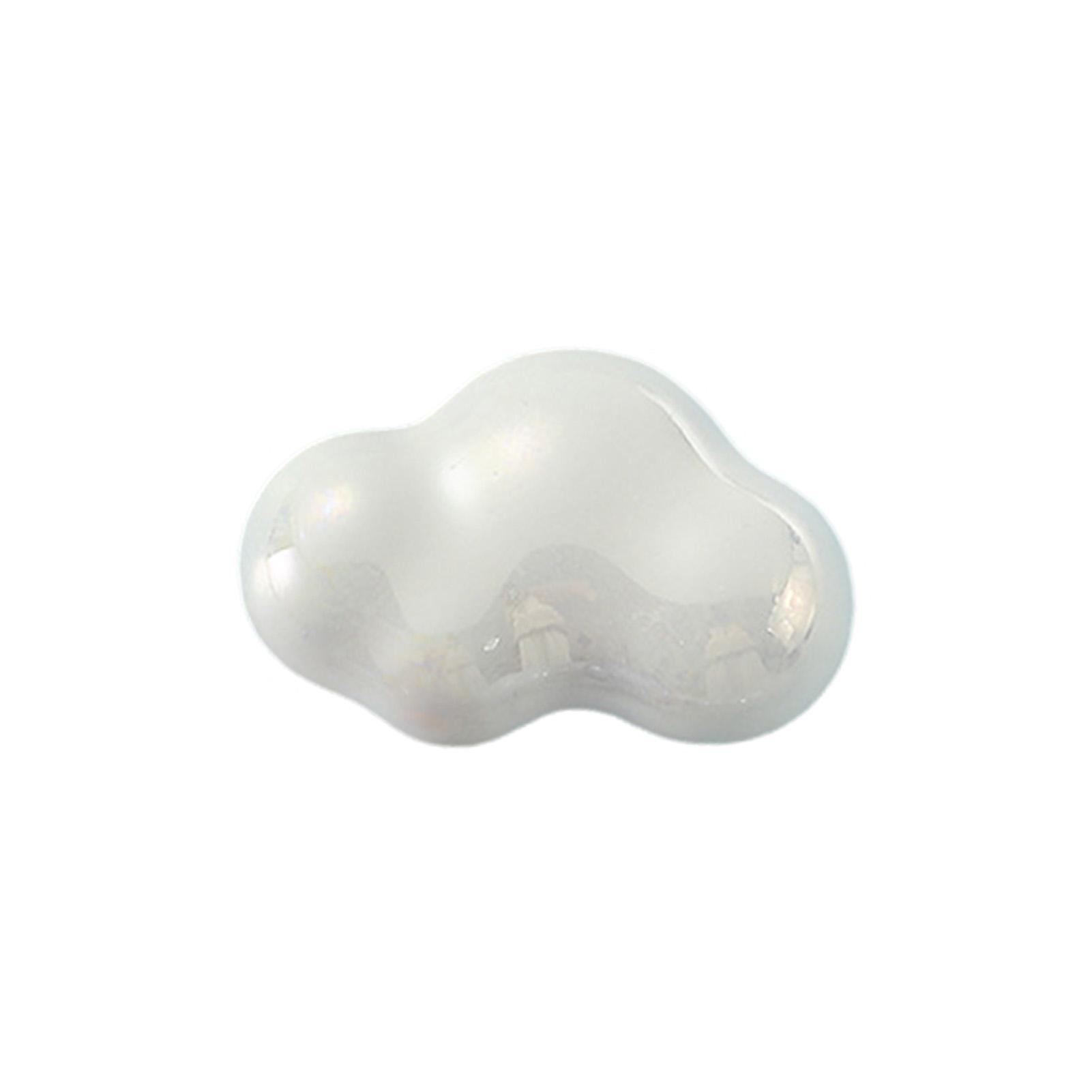 

Clouds Shape Sliding Door Knobs Multi Color Clouds Design Glass Door Handle for Kitchen Cabinets Cupboard 1PCS жемчужина белый