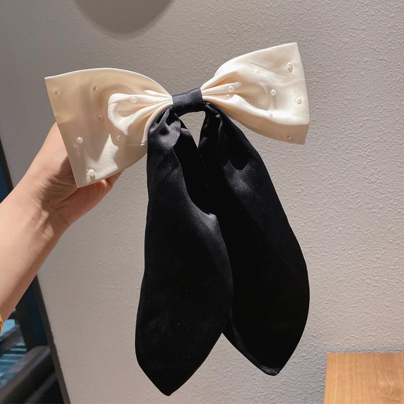 Perlgarn Diamant Schleife Haarnadel - Koreanische Mode Prinzessin Haaraccessoire