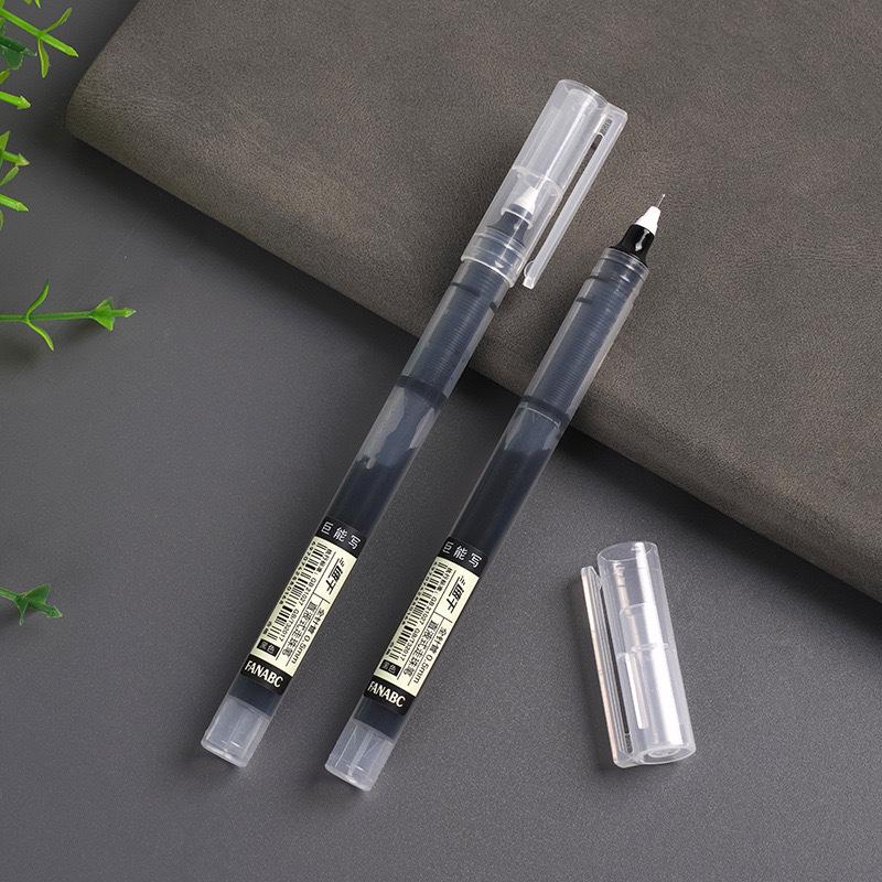 12-Color Quick-Drying Large Capacity Rollerball Pens, 0.5mm Ink, Cute Multi-Color Set