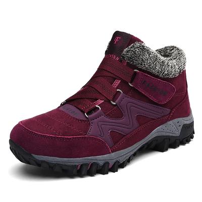 Fashion 2024 Winter Men Boots with Fur Warm Leather Snow Boots Men Winter Work Casual Shoes Sneakers High Top Rubber Ankle Boots Female