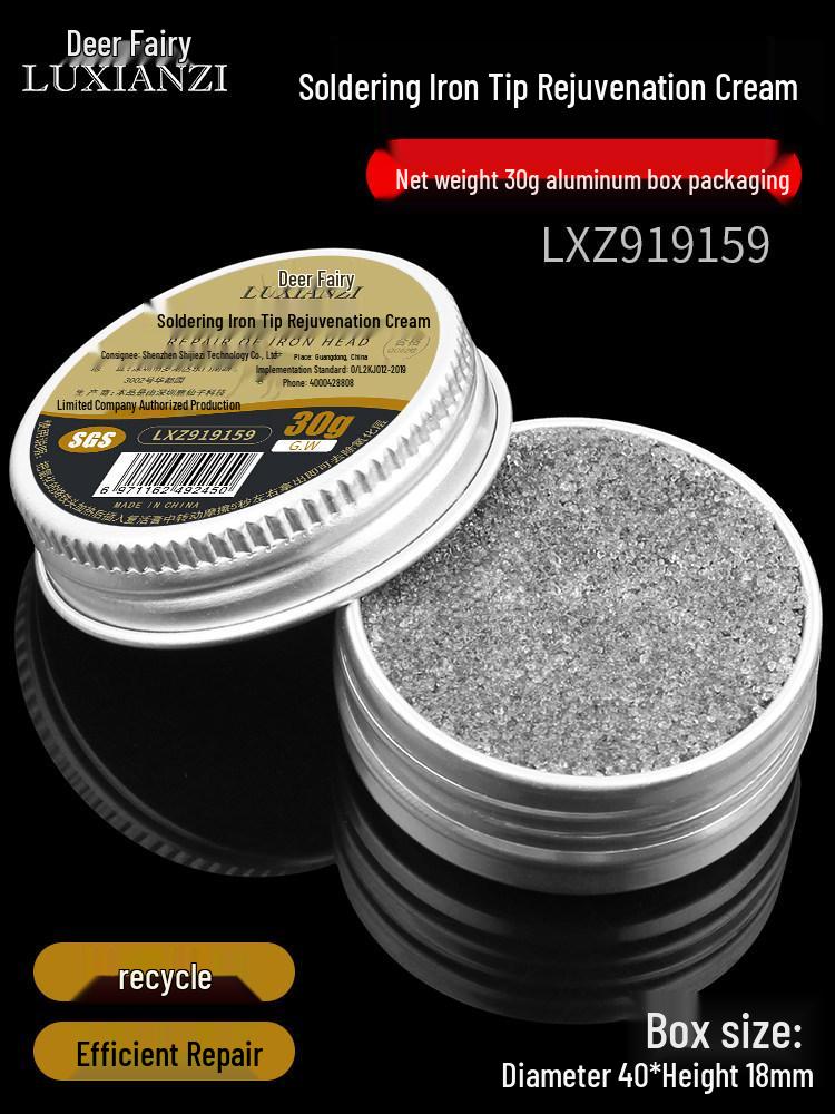 Deer Fairy Soldering Tip Repair Cream: Oxidation Remover & Cleaner for Solder Tips