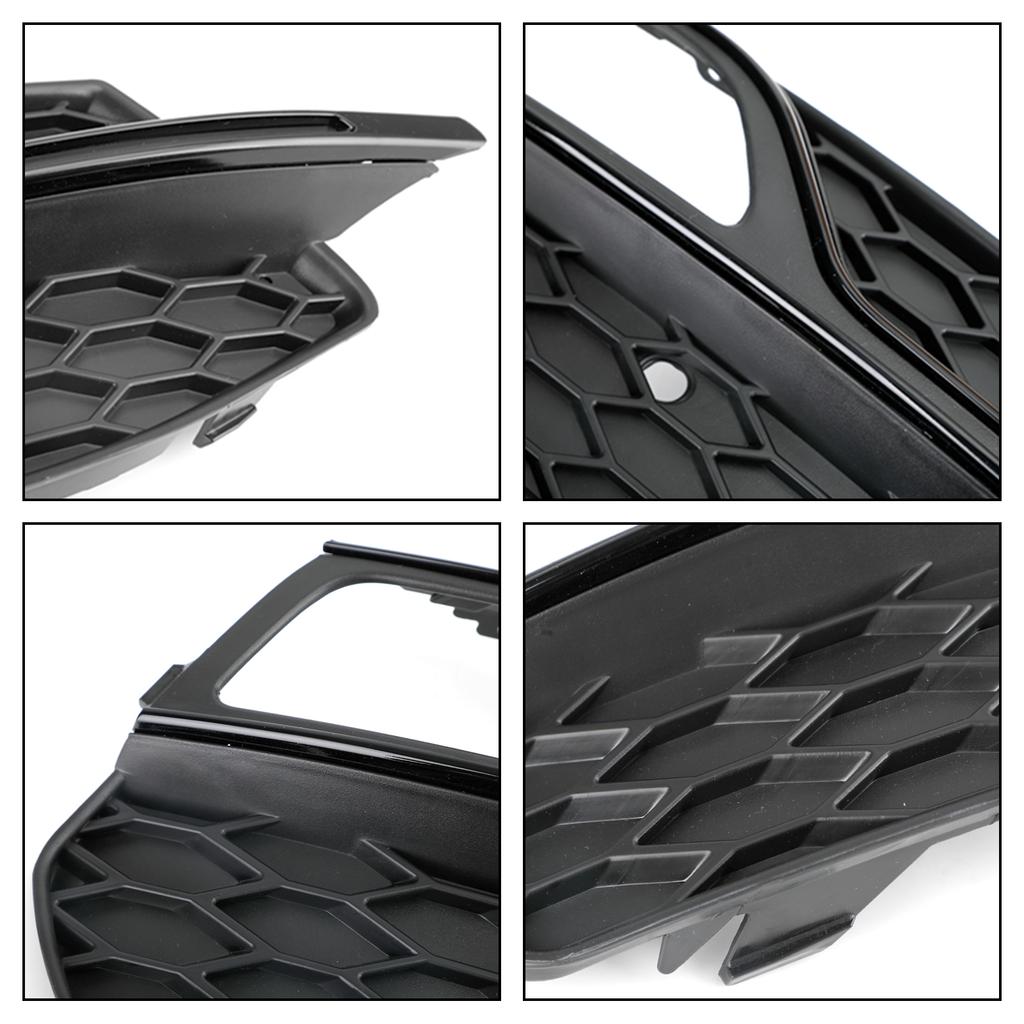 Lower Bumper Fog Light Cover Grill Grille 8V3807681G 8V3807682G Fit for A3 S3 S-Line 2013-2016