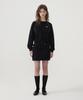 COVERNAT WOMAN Cargo Denim Mini Skirt Black