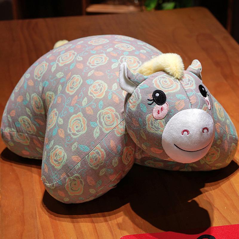 

2026 Year of the Horse Zodiac Plush Doll - Good Luck Mascot Gift Standard