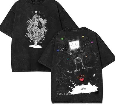 

UNDERTALE x SQUARE ENIX Annoying Dog and Emil Tee Tshirt Satoru Gojo Unisex high quality Oversized Tshirt Highend Luxury S