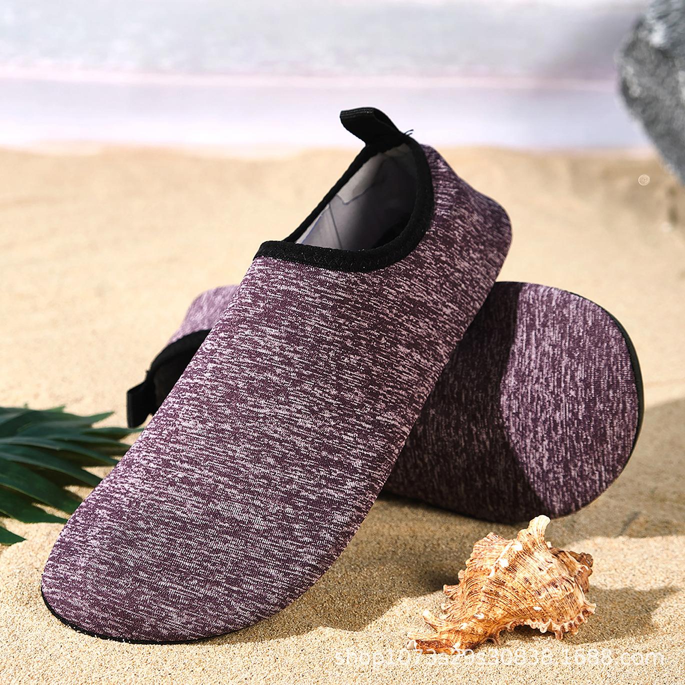 

Обувь для плавания, дайвинга, пляжа, йоги в помещении, бега, прямые продажи, толстая противоскользящая, повседневная и универсальная 44-45 фиолетовый