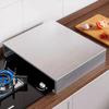 Stainless Steel Stove Top Cover Anti-rust Kitchen Storage Rack  Induction Cooker Support