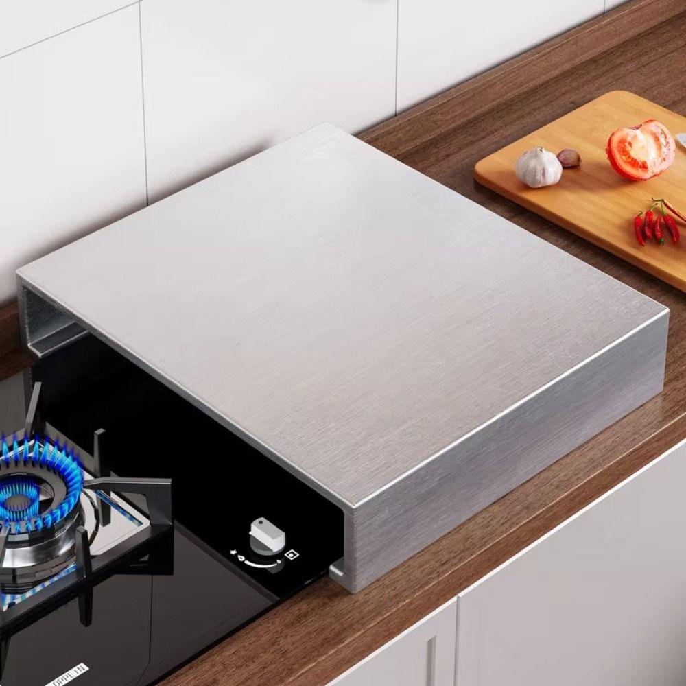 Stainless Steel Stove Top Cover Anti-rust Kitchen Storage Rack  Induction Cooker Support