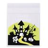 100Pcs/Set 4 Pattern Halloween Candy Bags Self-Sealing Pumpkin Ghost Bat Gift Bags  Kids