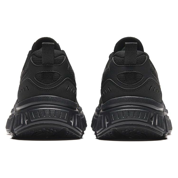 Anta Comfortable Shock Absorbing Durable Low Top Running Shoes Men Sneaker Black 912345571-5