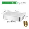 304 Stainless Steel Deep Rectangular Serving Tray with Lid