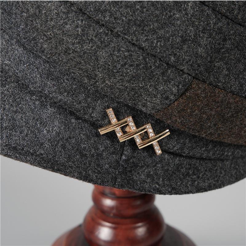 Versatile cap women's autumn pile hat winter elegant temperament fisherman hat