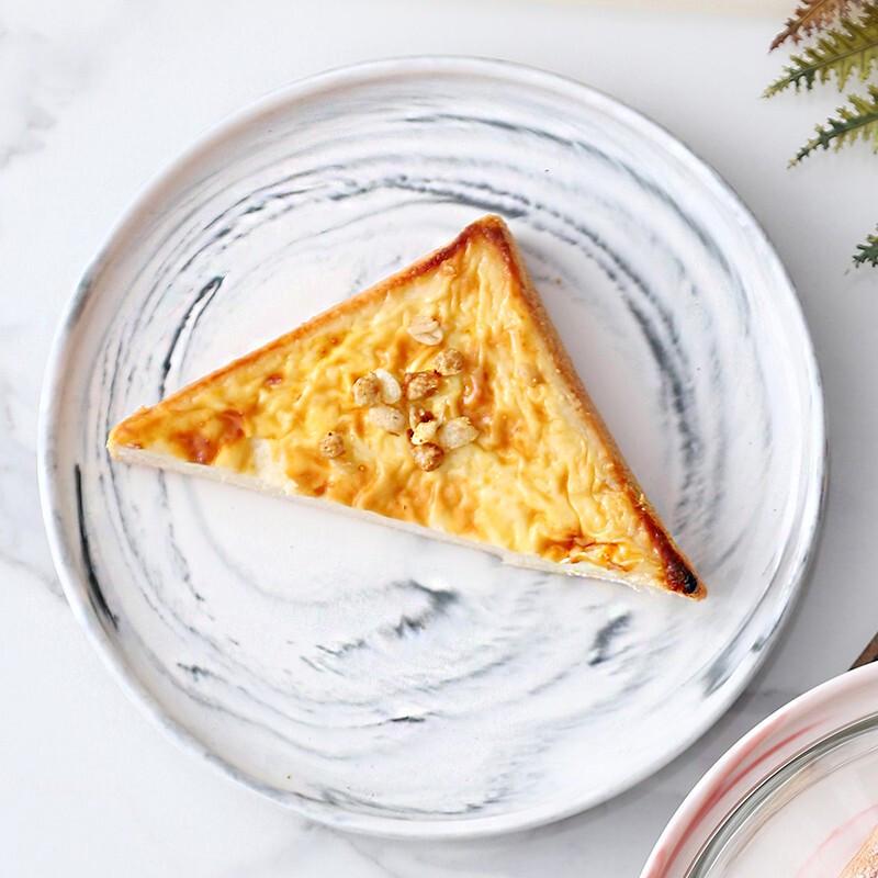 European Style Glass Dessert Plate with Dome Lid