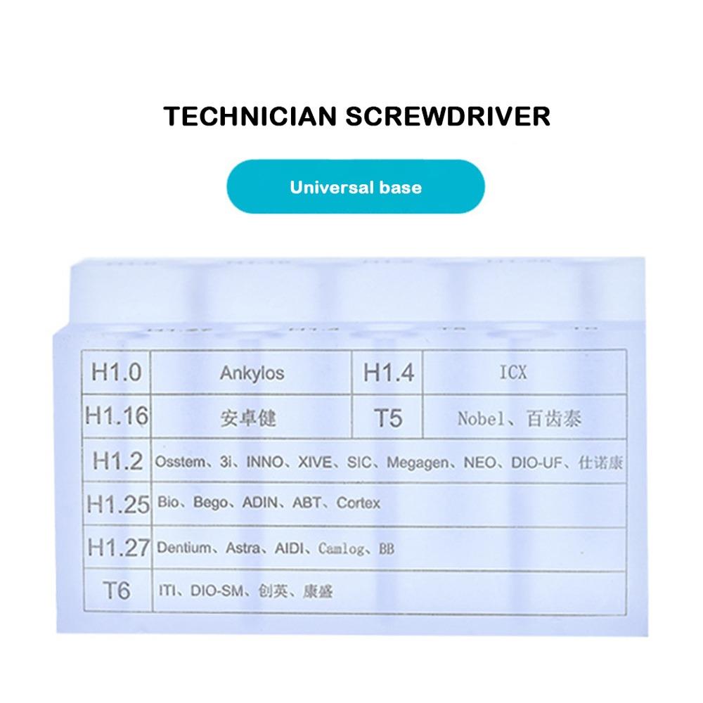 Multiple Color Tool Kit Stainless Steel Micro Screwdriver Technician Screwdriver  Dental Laboratory