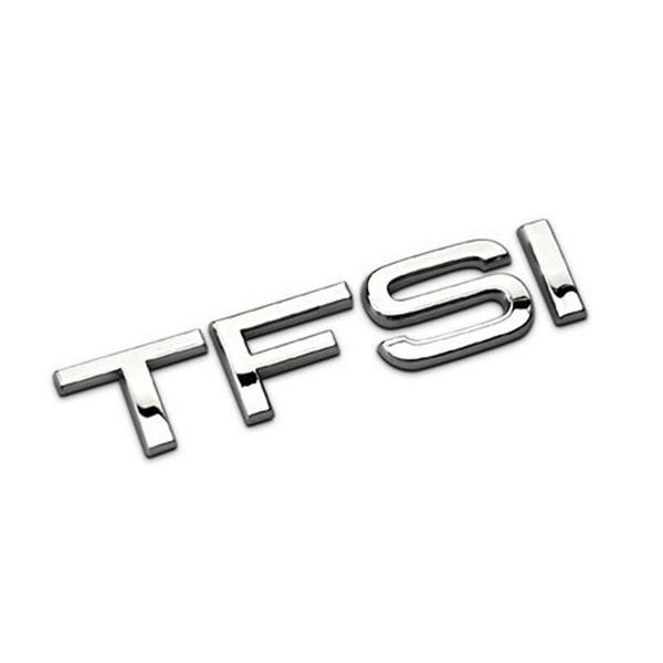 Car Rear Trunk Emblem Tail Decoration TFSI Badge Sticker