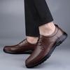 Spring Autumn Men's Leather Shoes Retro Style  Casual  Luxury Brand Italian Shoes Designer 2024 New Fashion