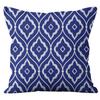 Nordic Style Blue and White Geometric High-end Pattern Pillow Cover Simple and Fashionable Home Sofa Cushion Cover Pillow Cover