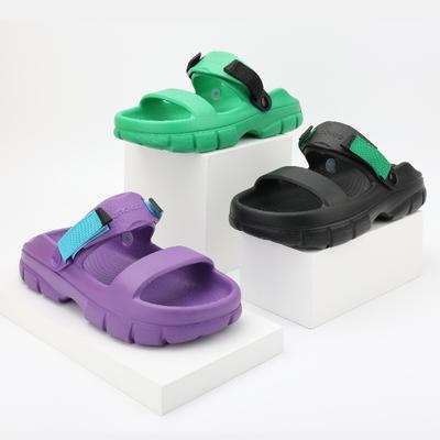 Sandali Donna Piattaforma Estivi 2024 Cinturino con Fibbia Punta Aperta Fondo Spesso Punk Donna Scarpe Basse Casual Scarpe da Spiaggia Sandalias De Mujer