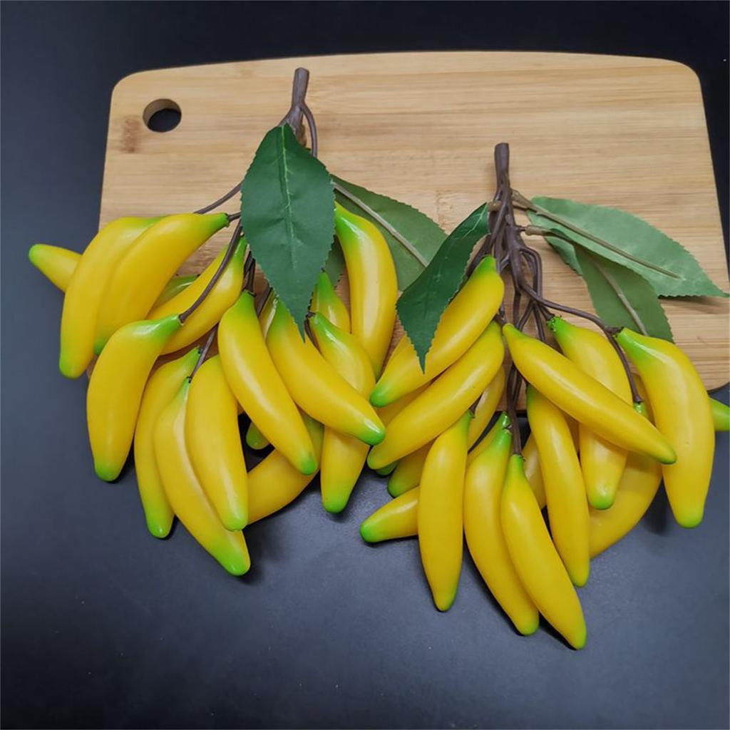 Colorful Banana Props Artificial Bananas Fake Fruit Banana Enhances Space with Natural Feel