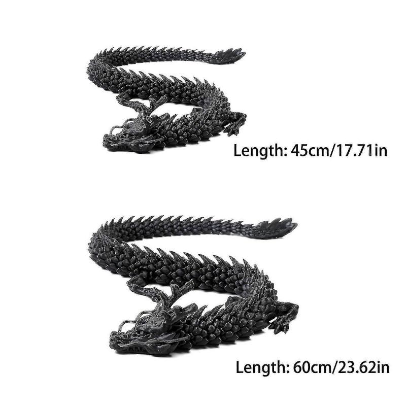3d Printed Articulated Dragon-relief Anti-anxiety Dragon Kid,rotatable And Poseable Joints Dragon Model Figurines,articulated Toy For Adults & Kids17.
