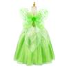 Tinker Bell Dress Girls 140 Cm Halloween Carnival Costume Polyester Green