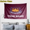 Custom Name West Ham Football Crest Hanging Tapestry Background Tapestry for Bedroom Living Room Dorm,Home Party Wall Decoration,Fan Gifts
