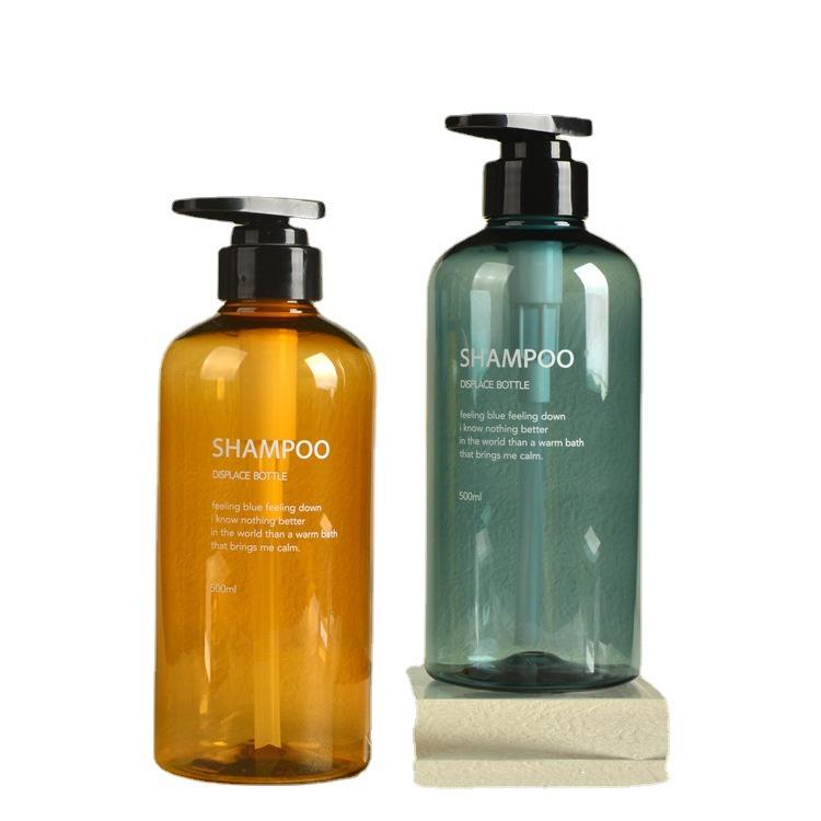 Bathroom Replacing Bottles Press Lotion To Separate Bottles Refillable Shampoo Conditioner Body Wash Dispenser Set