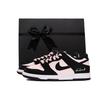 Dunk Coverage Rutschfest Niedrig geschnitten Skateboard Schuhe Damen Schwarz Pink CW1590-100(Team59-SBOX)