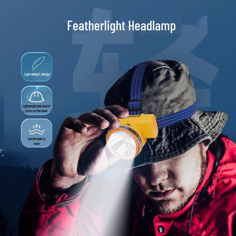 High Brightness Rechargeable LED Fishing Headlamp