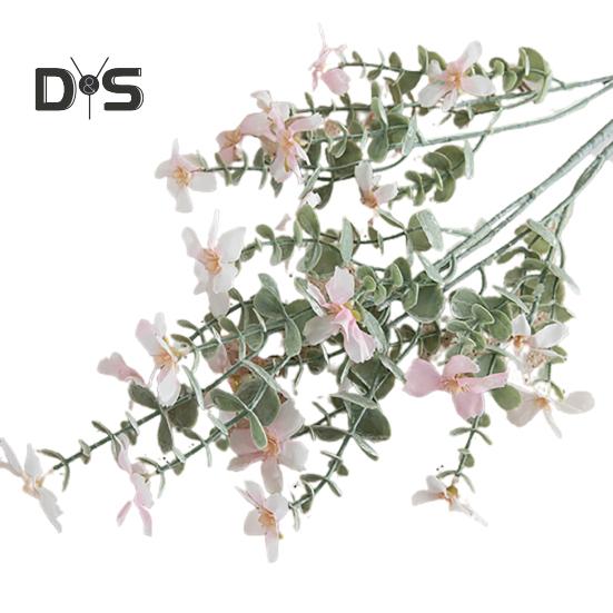 Simulace umělého hedvábí Květina Snadná péče Creative Mini Umělá orchidejová zelená rostlina