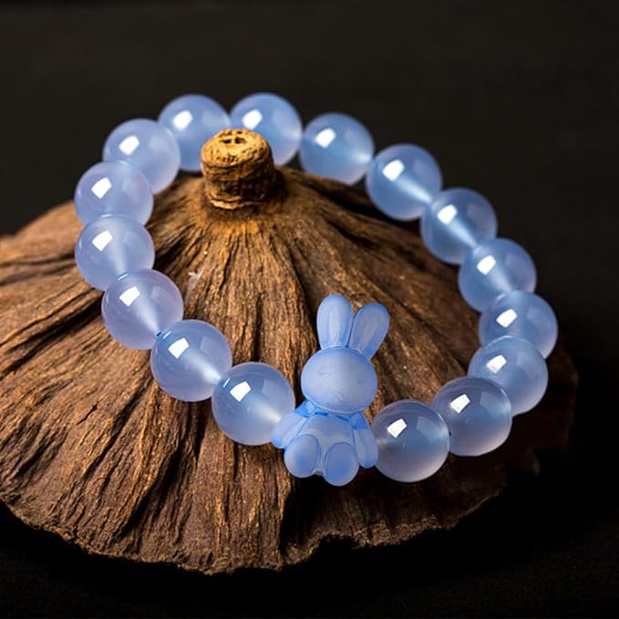 Home Party Supplies Cartoon 10Pcs DIY Bracelet Necklace Hair band Rabbit Resin Beads For Spacer Making Cute Frosted Jelly Color For Jewelry Making