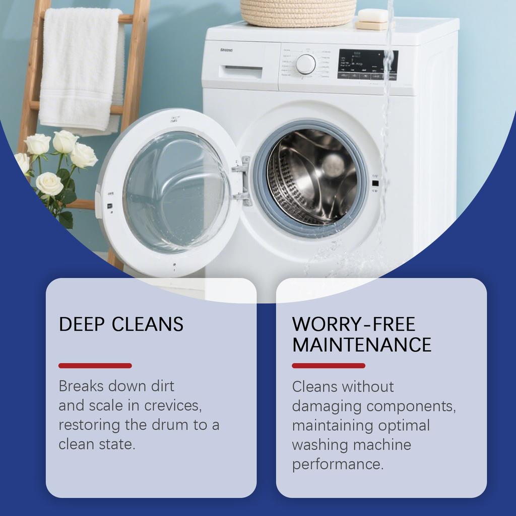 Washing Machine Descaling And Cleaning Tablets Are Suitable For Clean Drum Washing Machines.