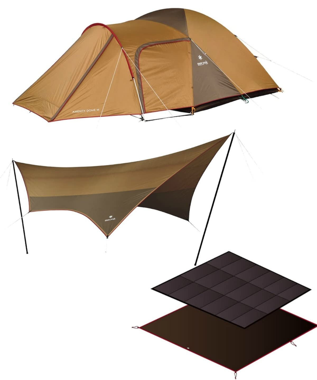 

Snow Peak Field Play Set Amenity Dome Tarp Starter Set FK-284