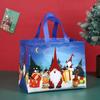 Large Reusable Christmas Gift Bag Non-Woven Holiday Treat Packaging for Party and New Year