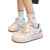 Niedliche Kätzchen kleine weiße Schuhe Damen 2025 neu Frühling und Herbst Koreanische Version Brotschuhe Student lässig vielseitige Board-Schuhe Damen