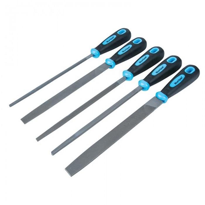 Bluespot Tools Weichgriff Feilensatz, 5-teilig