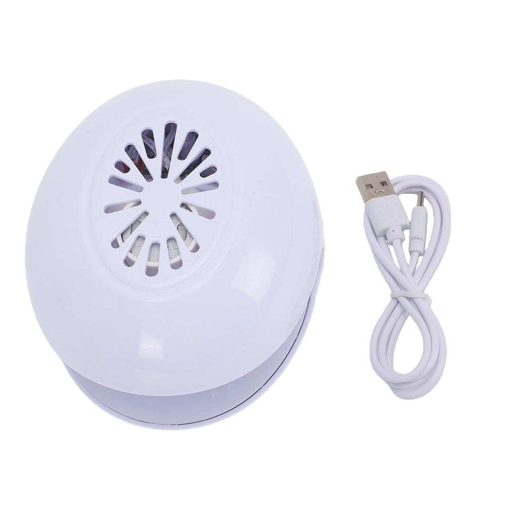 Mini Nail Dryer USB Portable 2 In 1 Nail Polish Dryer with Fan Light for Regular Nail Polish