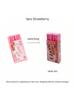 1pcs Strawberry Chocolate Eraser Mini Pink Color Less Dust Cleaning Correcting Tools Office School