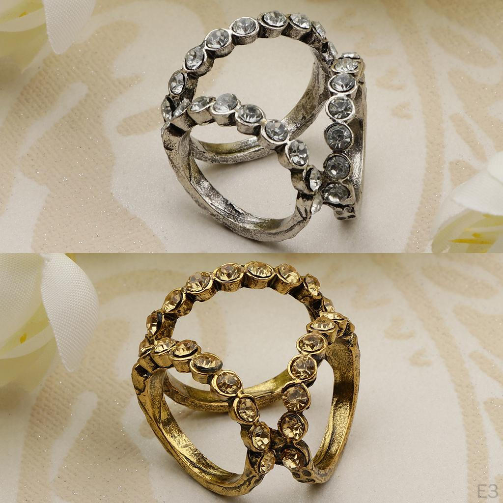 Chiffon Scarf Clips Rings