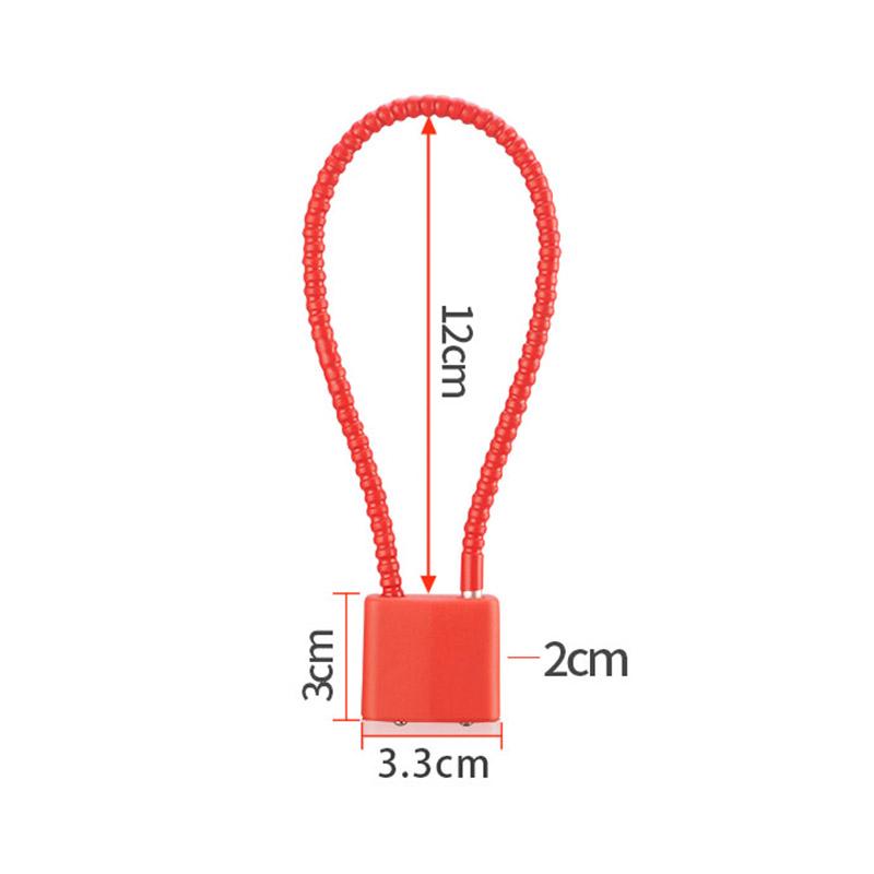 Keyed Steel Wire Padlock, Anti-theft Cabinet Lock for Dormitory, Luggage, and Helmet Protection