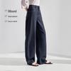 IHIMI Women's Retro Washed Loose Curved Jeans
