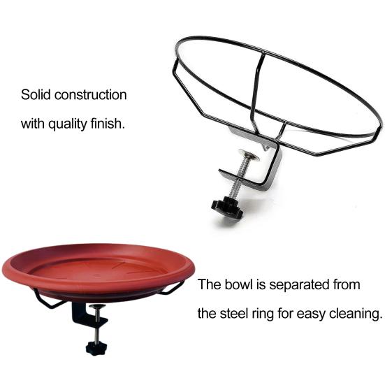 Outdoor Hummingbird Feeder Bird Bath Bowl Large Capacity Easy Access Bird Feeder