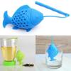 Fun Cartoon Tea Accessories High Quality Fish Shape Tea Strainer Food Grade Silicone Loose-leaf Tea Infuser Filter Diffuser