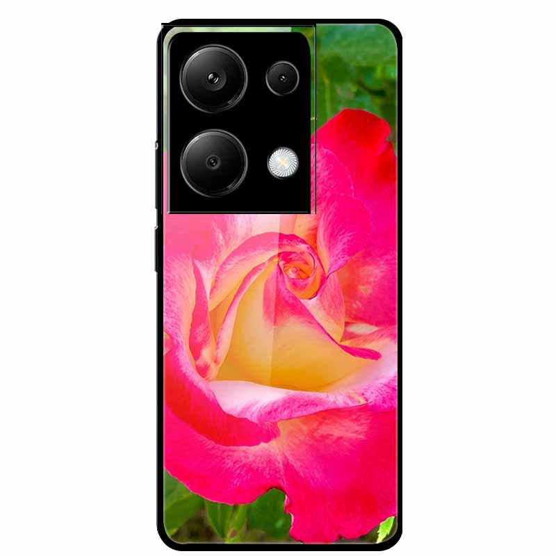 Redmi NOTE 13 PRO 4G Case with Tempered Glass & Aesthetic Color Painting