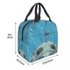 Nausicaa Of The Valley Of The Wind Anime Insulated Lunch Bag Cooler Thermal Food Box Tote Leakproof Lunch Boxes Container