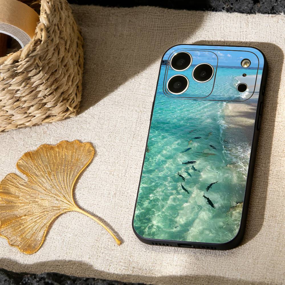 Fresh Natural Green Scenery Phone Case Silicone Soft For IPhone 17 16 15 14 13 12 11 X XR Plus Pro Max Plus