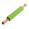 Silicone Rolling Pin with Wood Handle