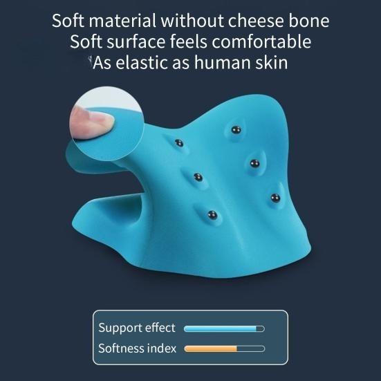 Boyun Germe Yastığı Servikal Traksiyon Cihazı Omurga Düzeltme Ergonomik Tasarım Nefes Alabilir Boyun Kamburluğu Düzeltme Destek Yastığı