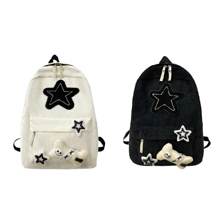 Aesthetic Backpacks for Girl Lovely Stars Backpacks Large Capacity Casual Daypacks Travel Rucksack Student School Bag