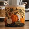 Halloween Quilted Cotton Laundry Basket Storage Organizer Home